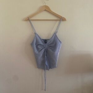 H&M Winx Fairy Butterfly Tank Top Blouse in Light Blue